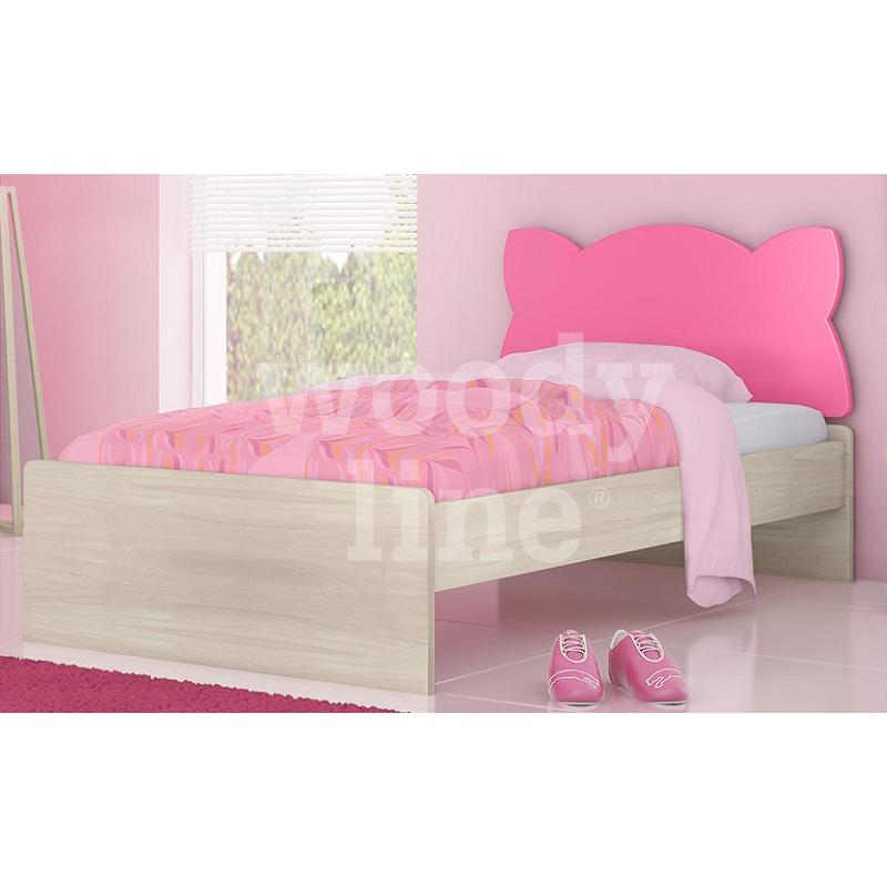  Παιδικό κρεβάτι 100 εκ. (ΓΑΤΑ 1 - ΜΕΛΑΜΙΝΗ ΝΤΕΚΑΠΕ)
