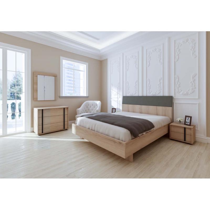Wooden Bed "Metiz"