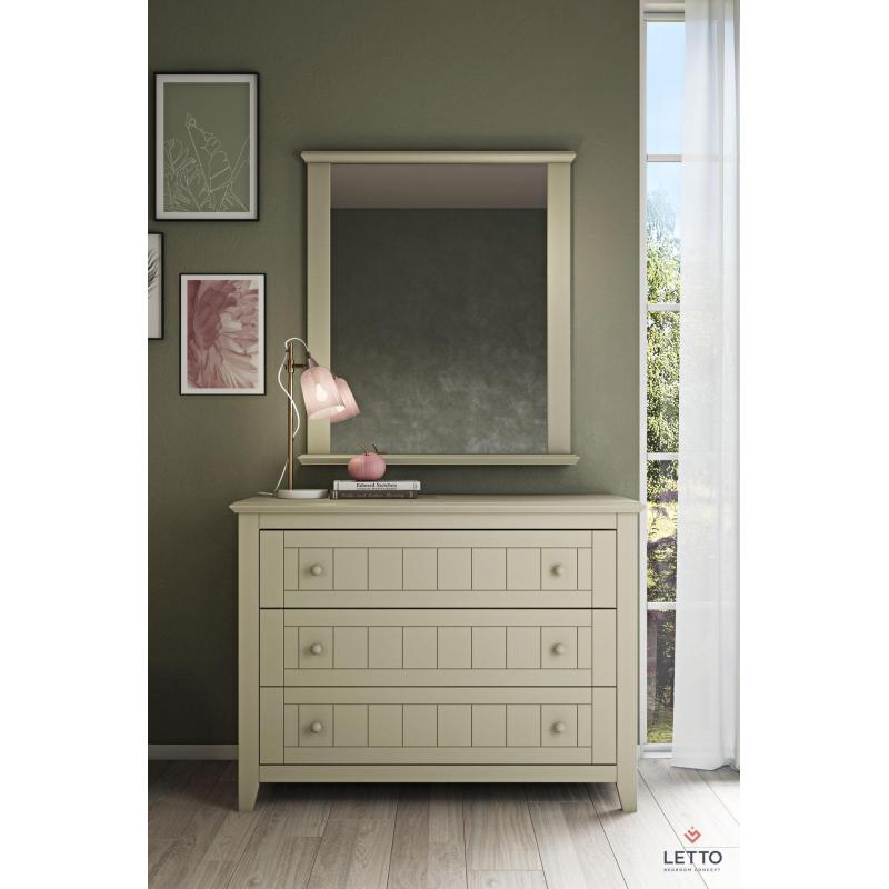 Drawer with mirror "Isavella L3"